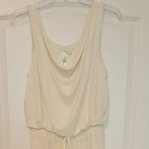 Cream jumpsuit